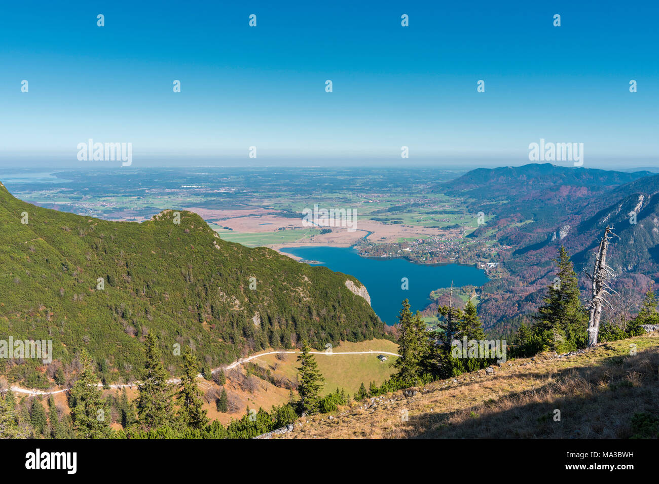 Kochel Am See Bad Tolz Wolfratshausen District Bavaria Germany Europe The Kochel Lake Stock Photo Alamy