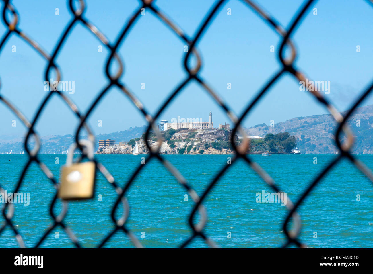 Alcatraz Island, San Francisco, California, USA Stock Photo