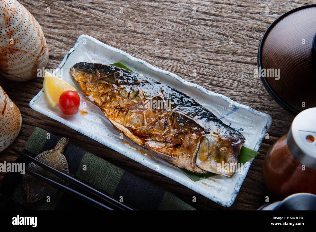 Teriyaki Smoked Mackerel Bento Bowl