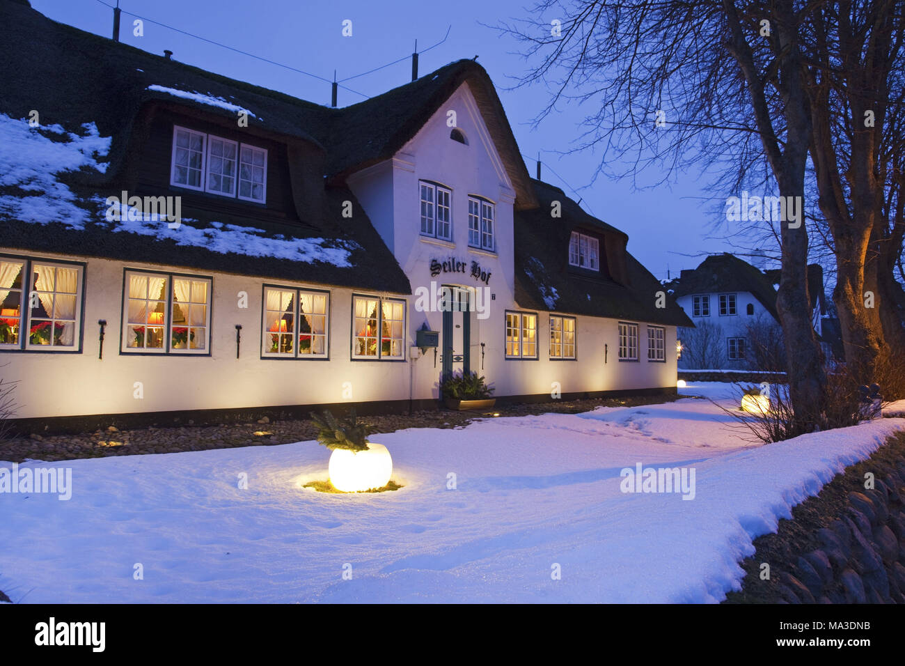 Hotel 'Seiler Hof' in Keitum, island Sylt, the North Frisians, Schleswig -  Holstein, Germany Stock Photo - Alamy