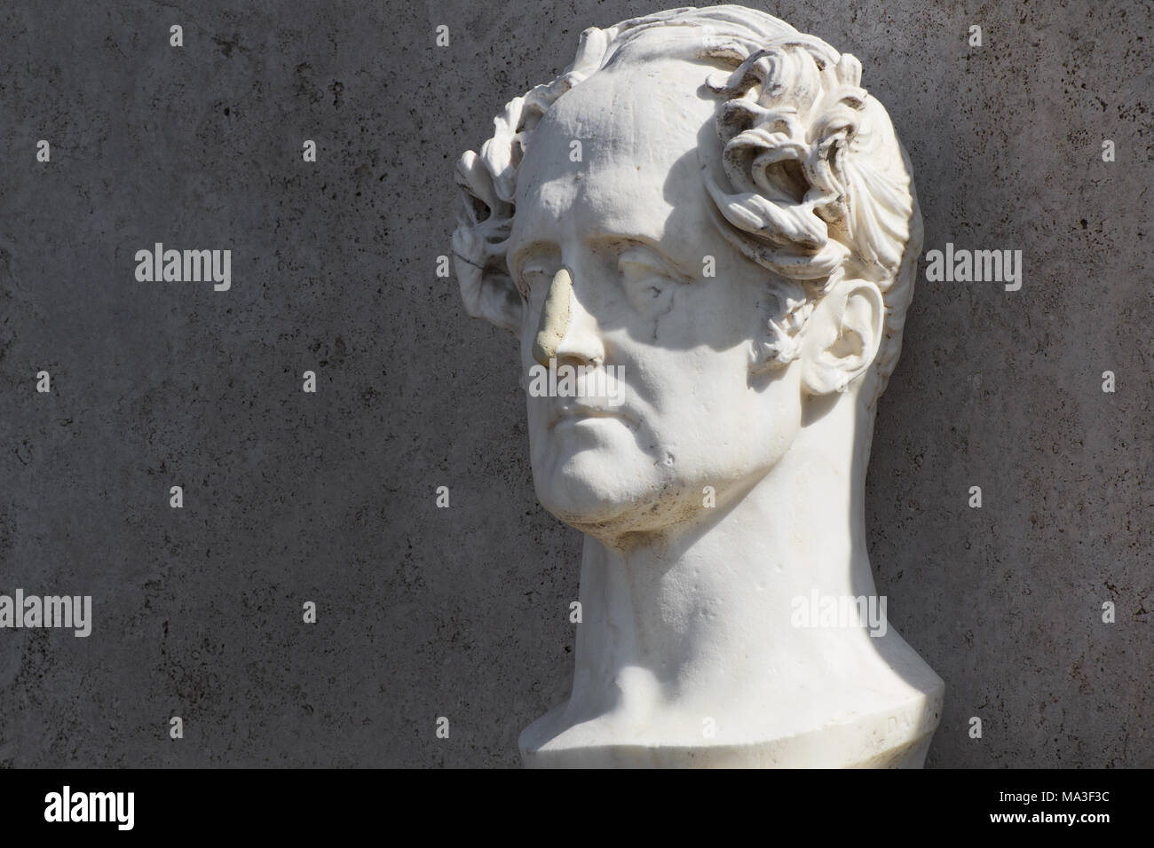 François-René de Chateaubriand - Rome Stock Photo