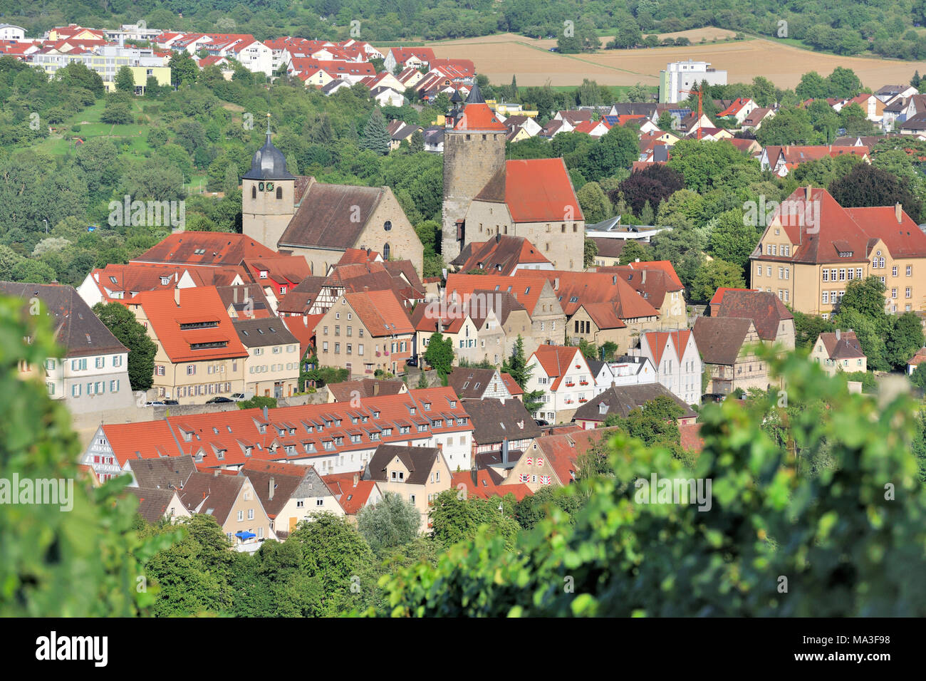 Germany, Baden-Wurttemberg, Old Town of Besigheim Stock Photo