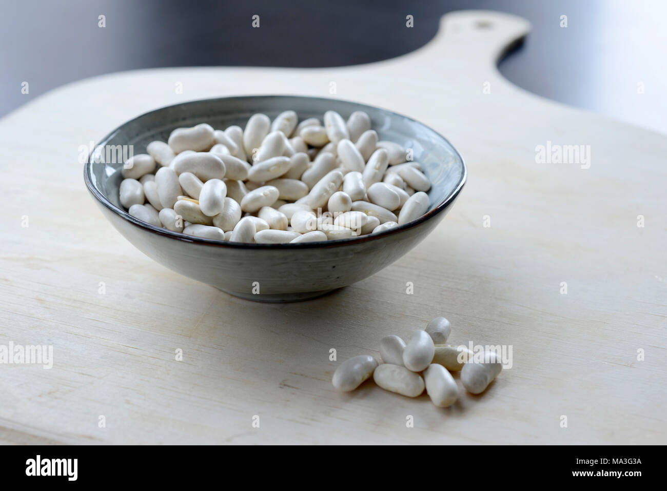 Lupine seeds, legume family Stock Photo