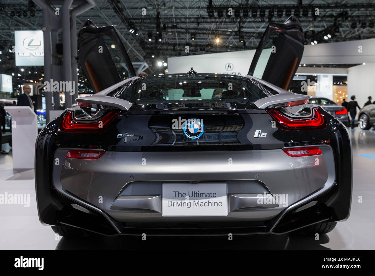 New York, NY - March 29, 2018: BMW edrive i8 coupe on display at 2018 New  York International Auto Show at Jacob Javits Center Credit: lev radin/Alamy  Live News Stock Photo - Alamy