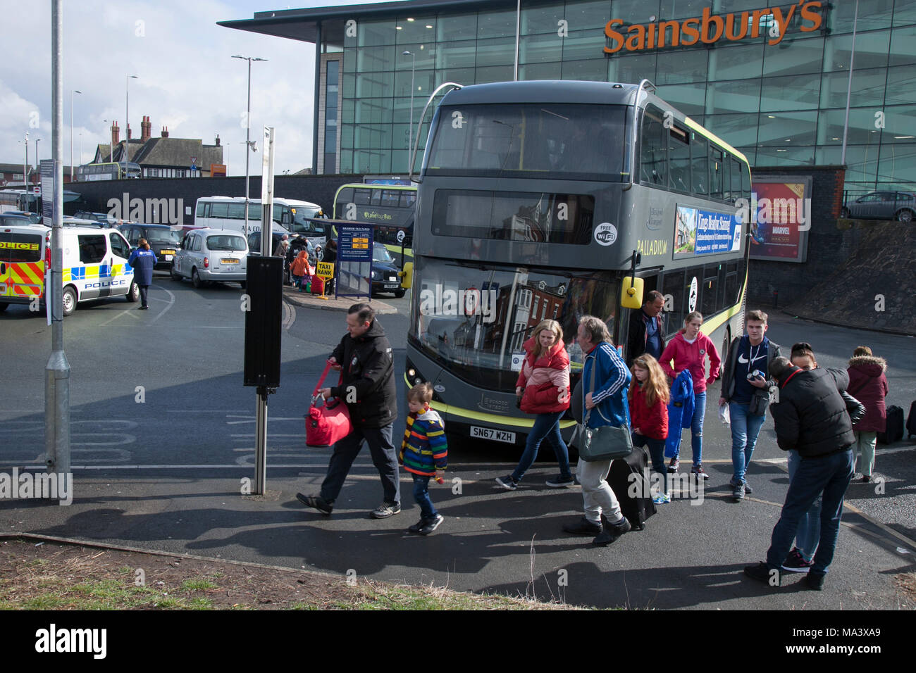 Rail replacement bus driver hires stock photography and images Alamy
