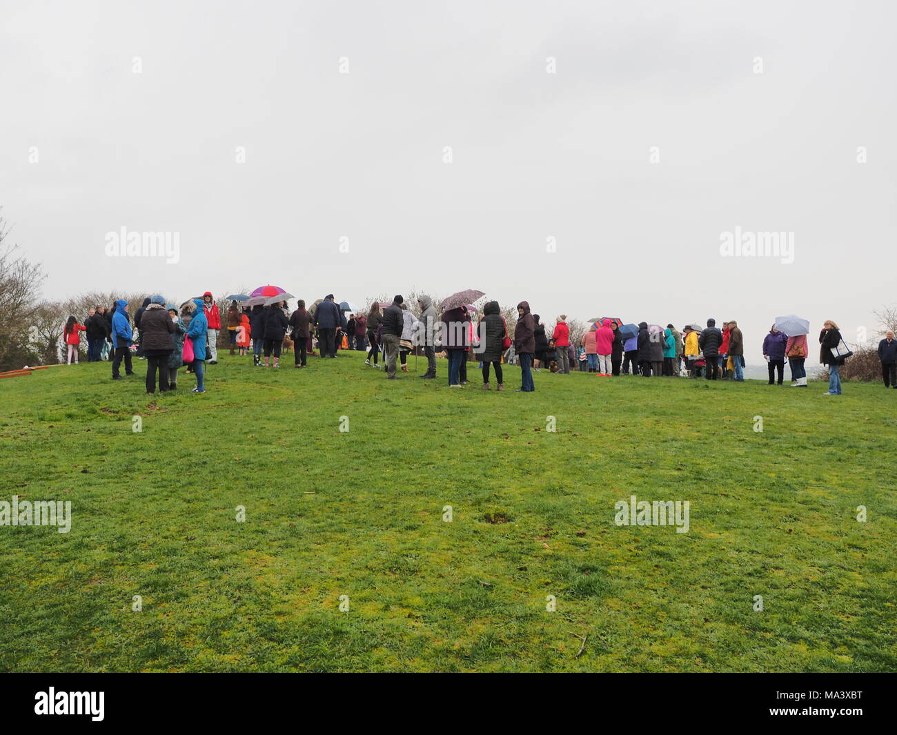 Minster on sea, Kent, UK. 30th March, 2018. Good Friday Ceremony
