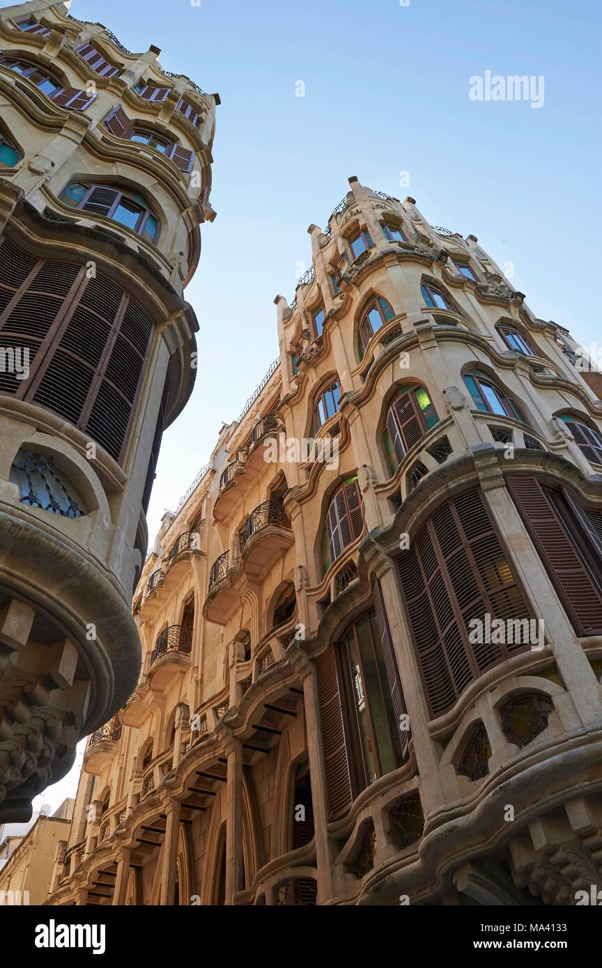 An art deco house in Palma, Majorca, Spain Stock Photo - Alamy