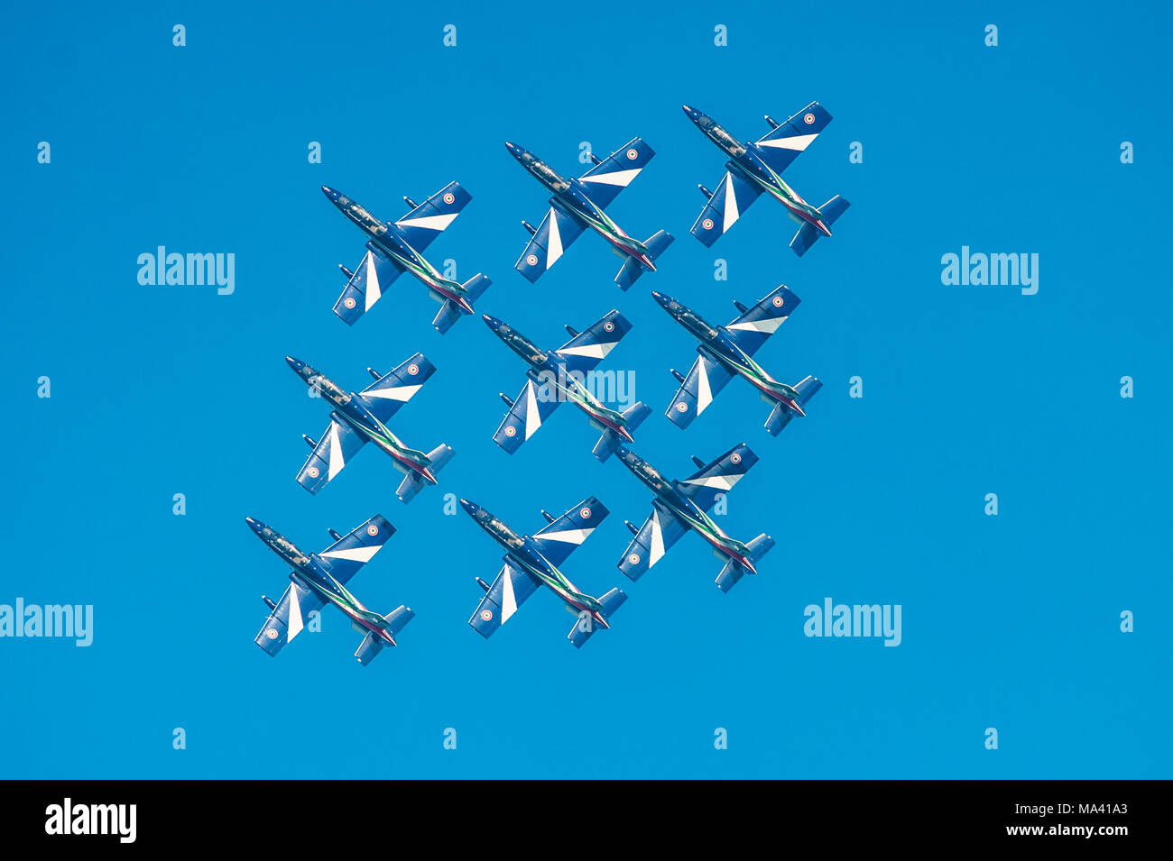 Frecce Tricolori (Tricolour Arrows) - Italian acrobatic flight patrol ...