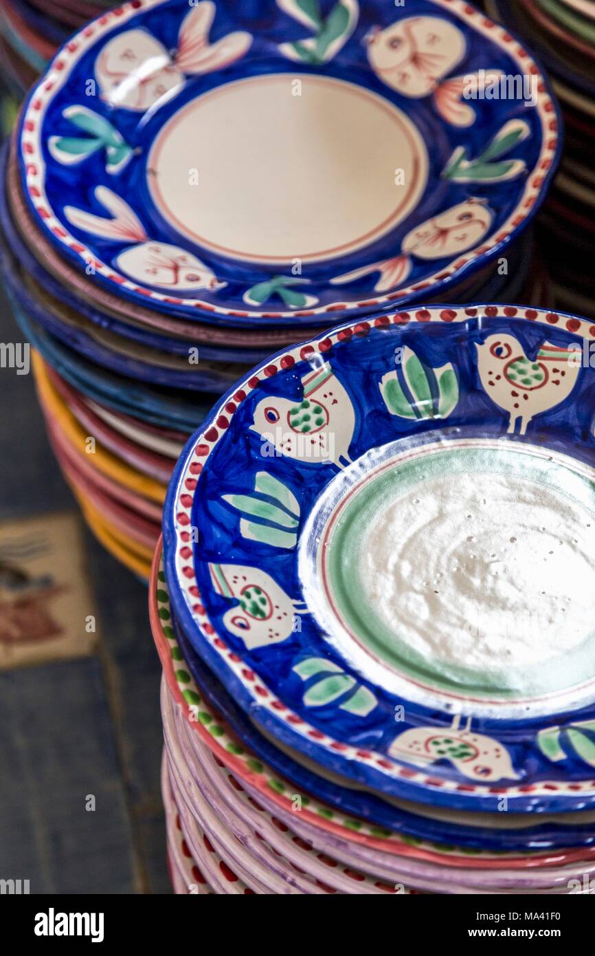 Traditional ceramics, Amalfi coast, Italy Stock Photo Alamy