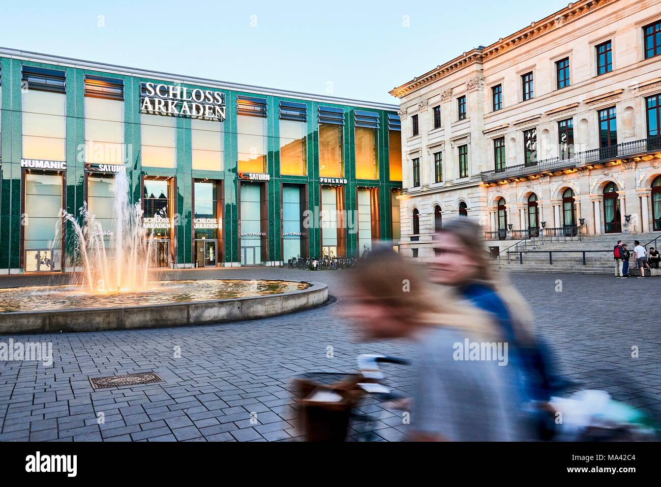The Schloss Arkaden shopping centre next to Braunschweig (Brunswick) Palace Stock Photo