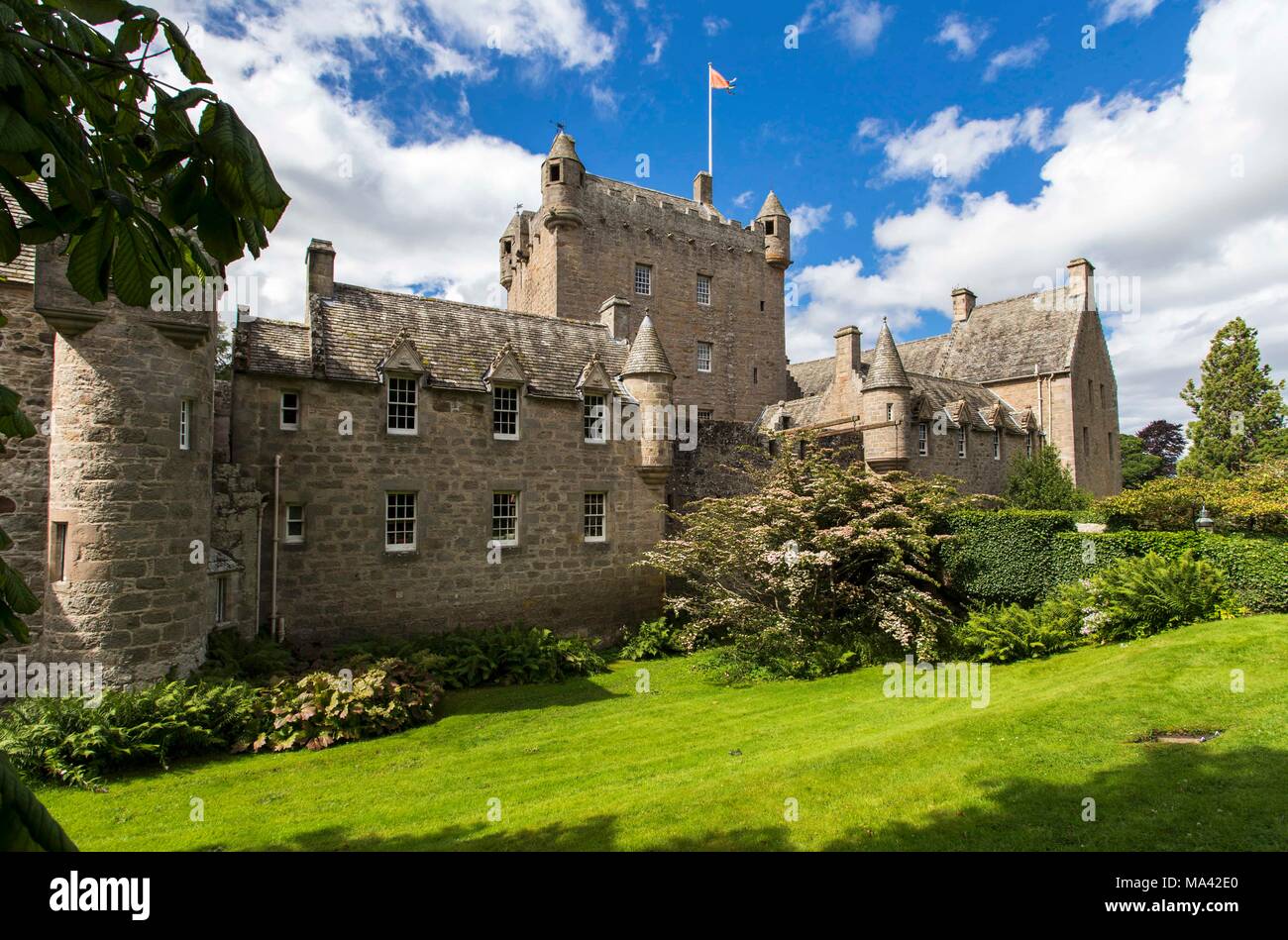 Cawdor Castle and gardens, Scotland Stock Photo