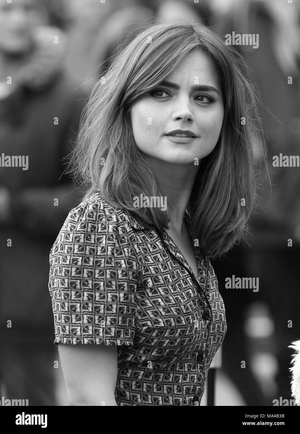 Jenna coleman dr who Black and White Stock Photos & Images Alamy