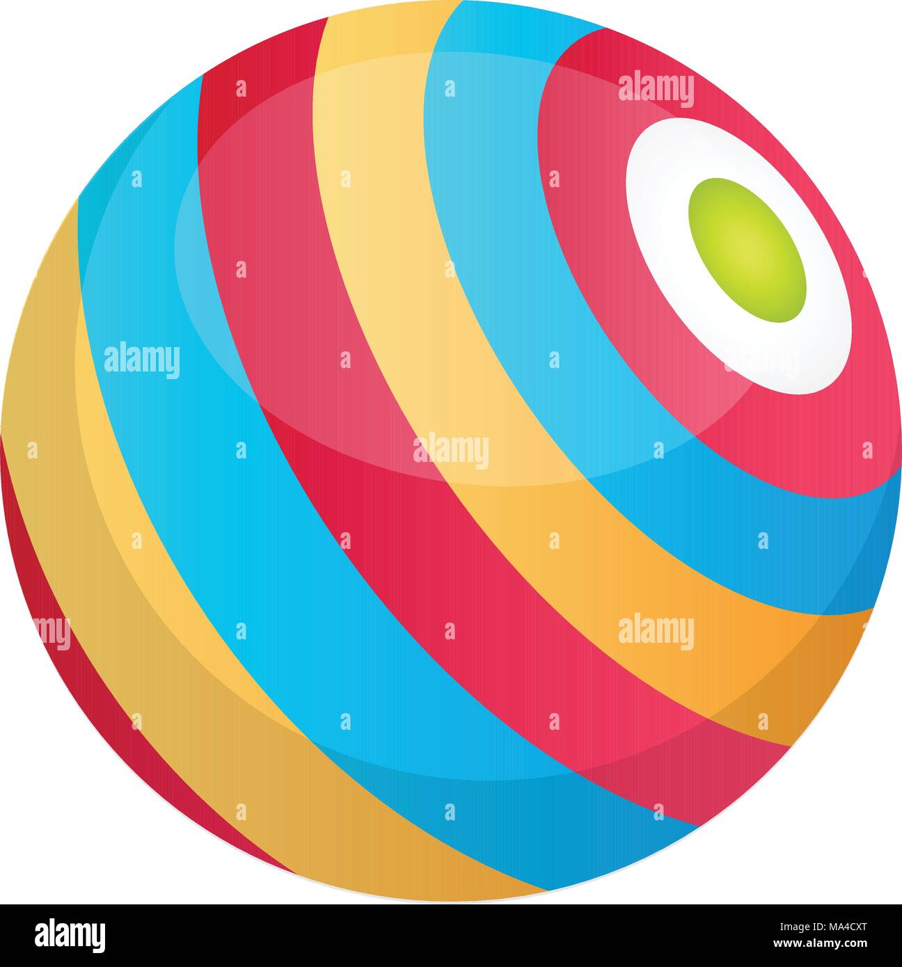 Isolated beach ball icon Stock Vector Image & Art - Alamy