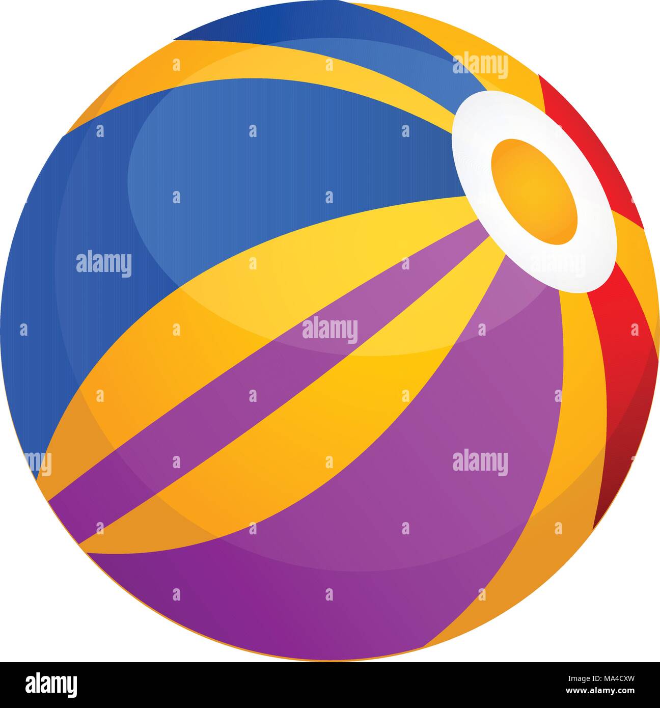 Isolated beach ball icon Stock Vector Image & Art - Alamy