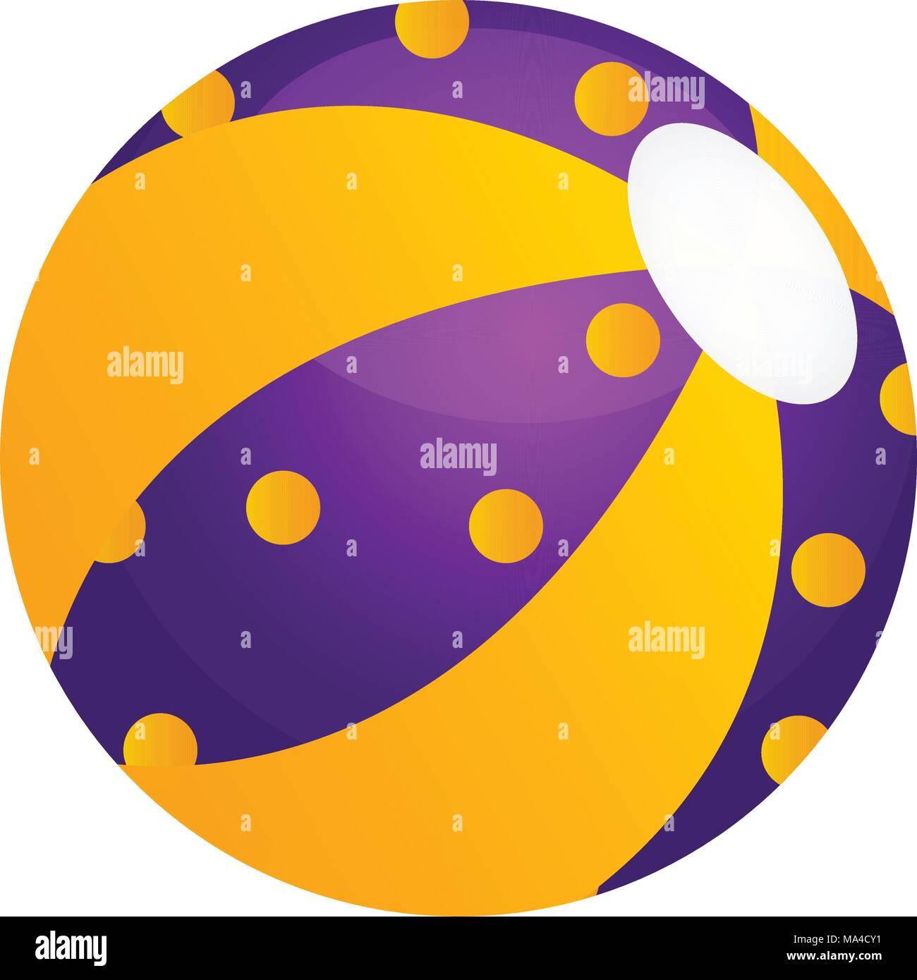 Isolated beach ball icon Stock Vector Image & Art - Alamy