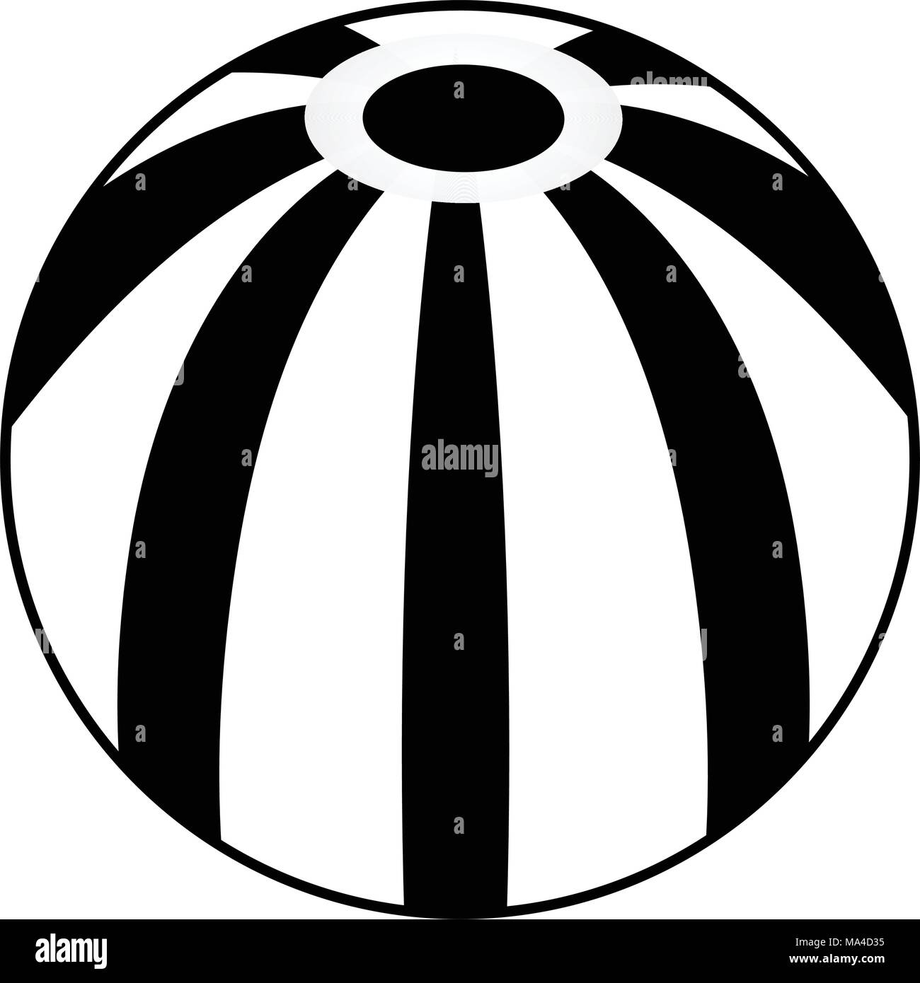 Isolated beach ball icon Stock Vector Image & Art - Alamy