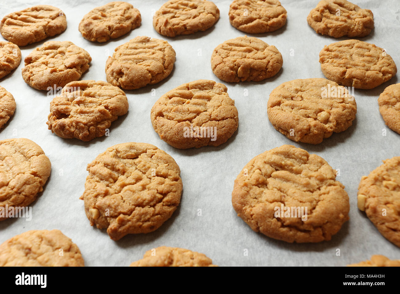 Peanut butter cookies Stock Photo - Alamy