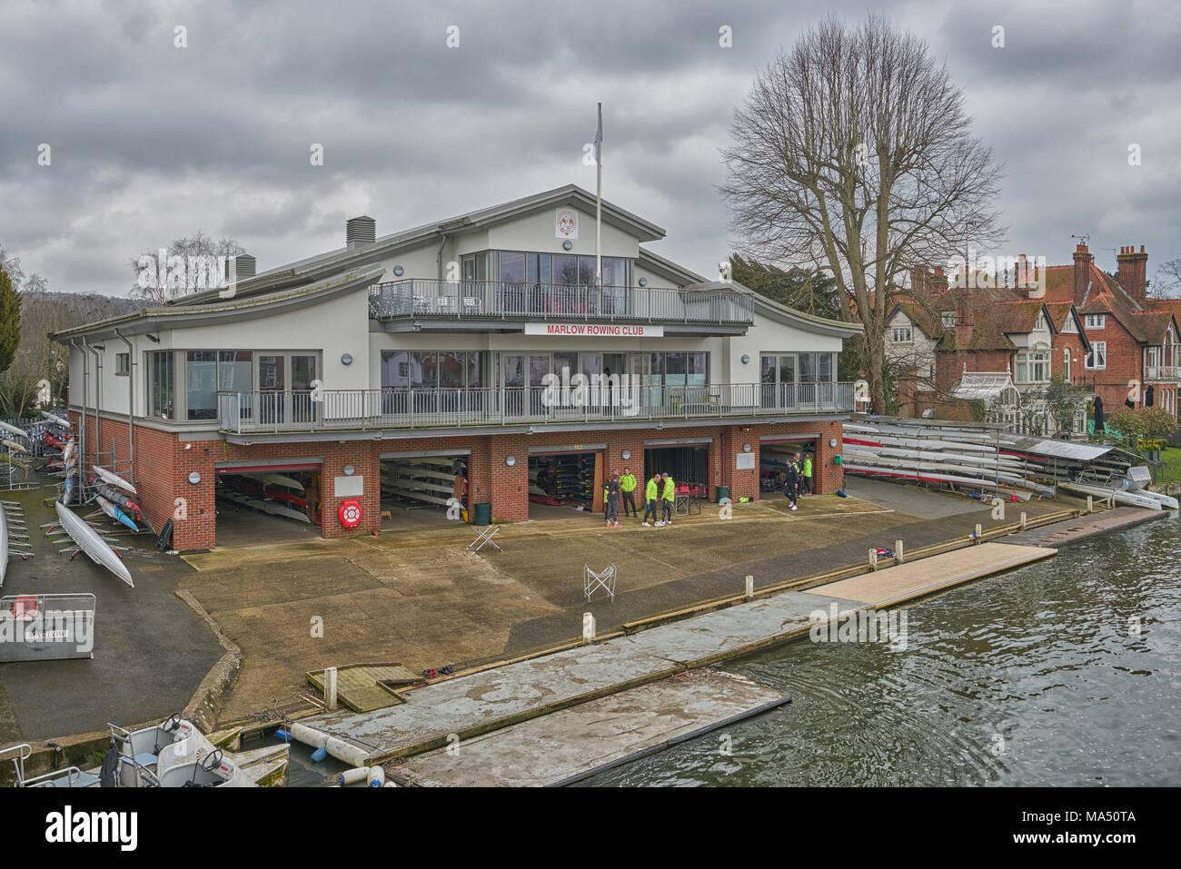 Rowing club boat house marlow hires stock photography and images Alamy