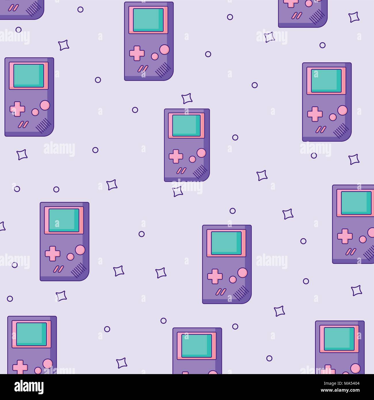 videogame devices background, colorful design. vector illustration ...