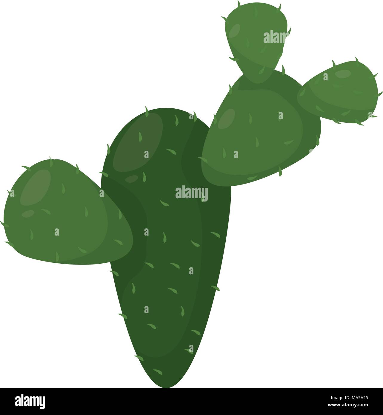 tropical cactus plant design in the desert Stock Vector Image & Art - Alamy