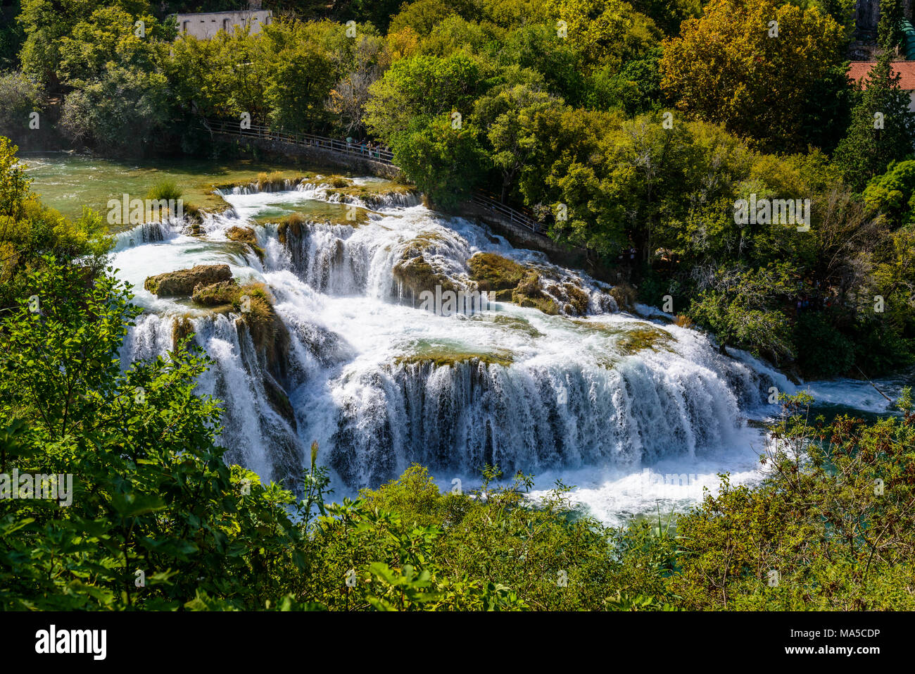 Croatia Dalmatia Region Of Sibenik Krka National Park Lozovac Skradinski Buk Waterfall Stock Photo Alamy Croatia Dalmatia Region Of Sibenik Krka National Park Lozovac Skradinski Buk Waterfall Stock Photo Alamy