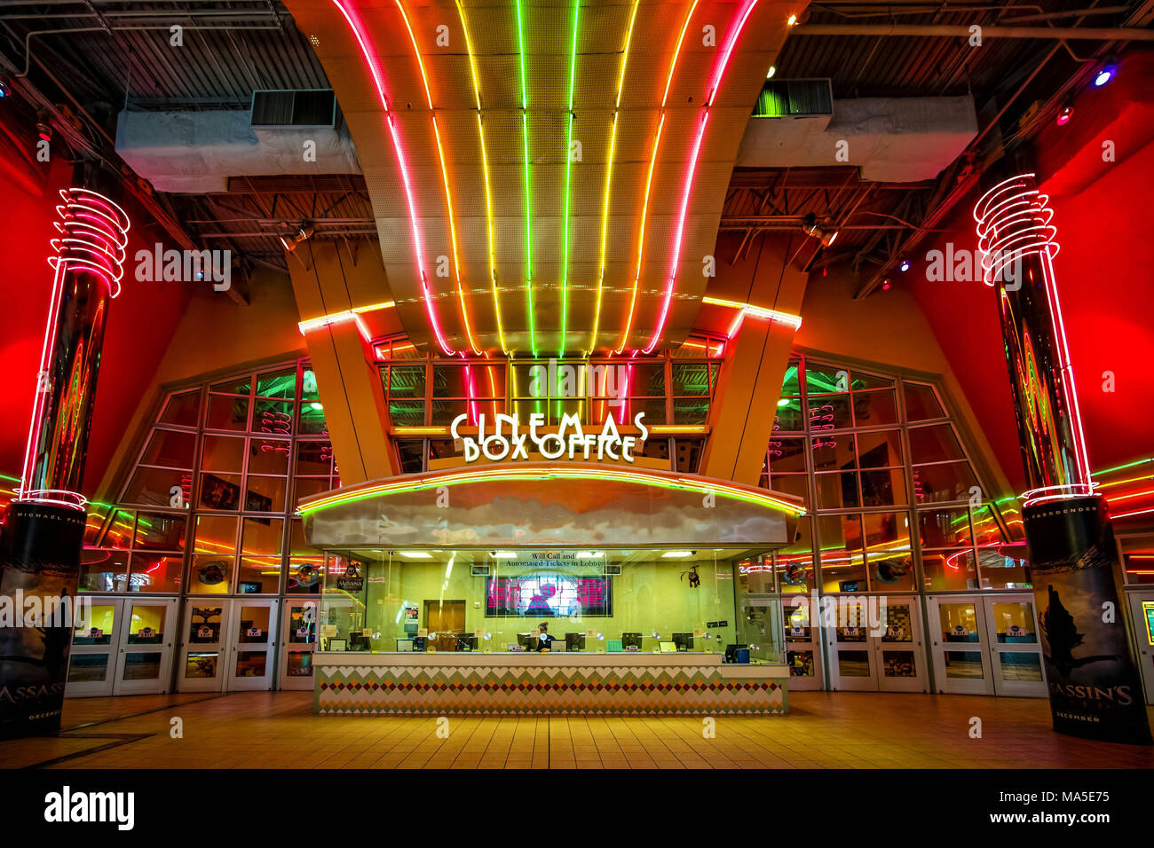 Dolphin Mall Cinema, Miami, Florida, USA Stock Photo - Alamy