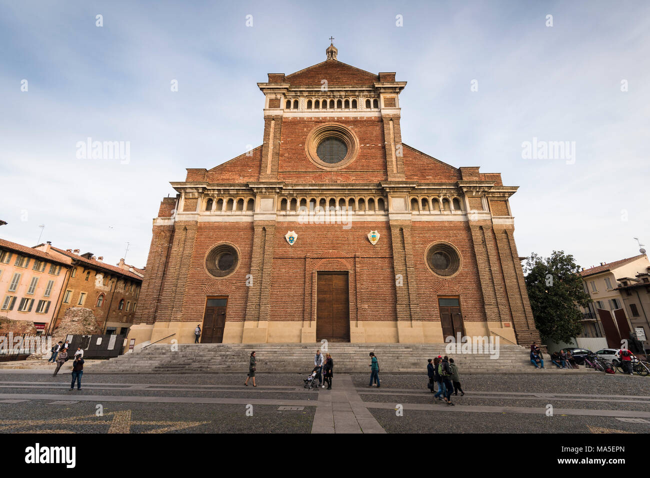 The Dome of Pavia, Lombardia, Italy Stock Photo
