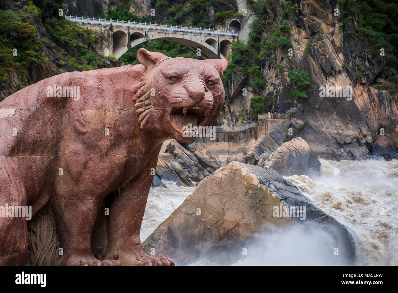 Tiger Leaping Gorge, Lijiang, Yunnan Province, China, Asia, Asian, East Asia, Far East Stock Photo