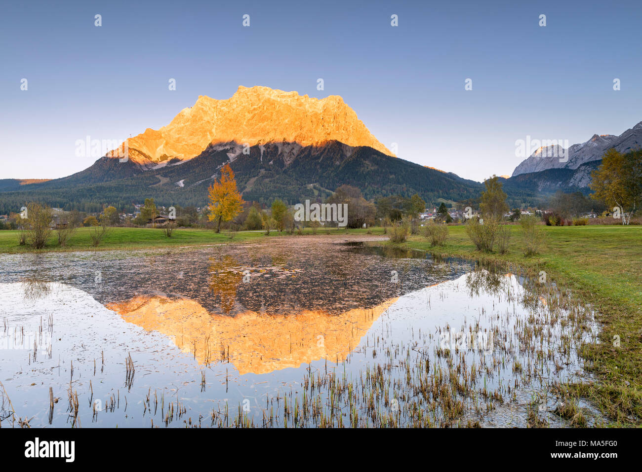 Ehrwald, Reutte district, Tyrol, Austria, Europe. Stock Photo