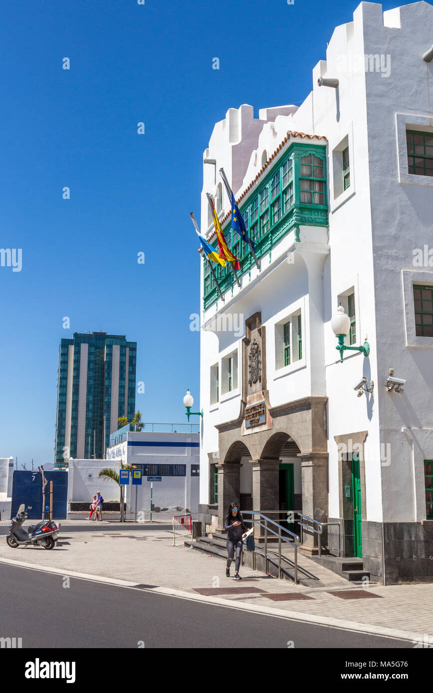 Arrecife, Holiday resort canary island of Lanzarote, a spanish island