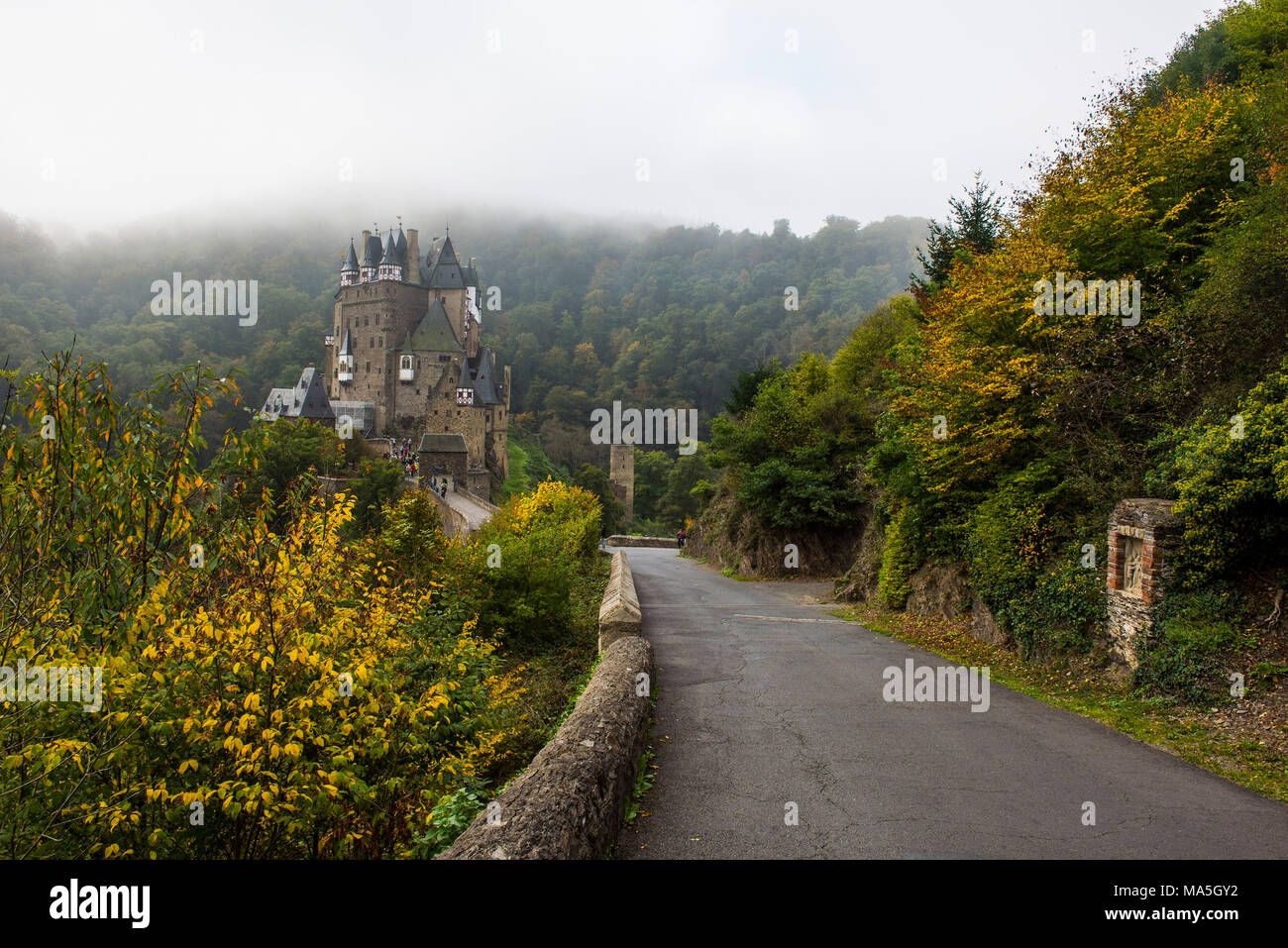 Fairytale castle Eltz near the Moselle valley, Rhineland-Palatinate, Germany Stock Photo