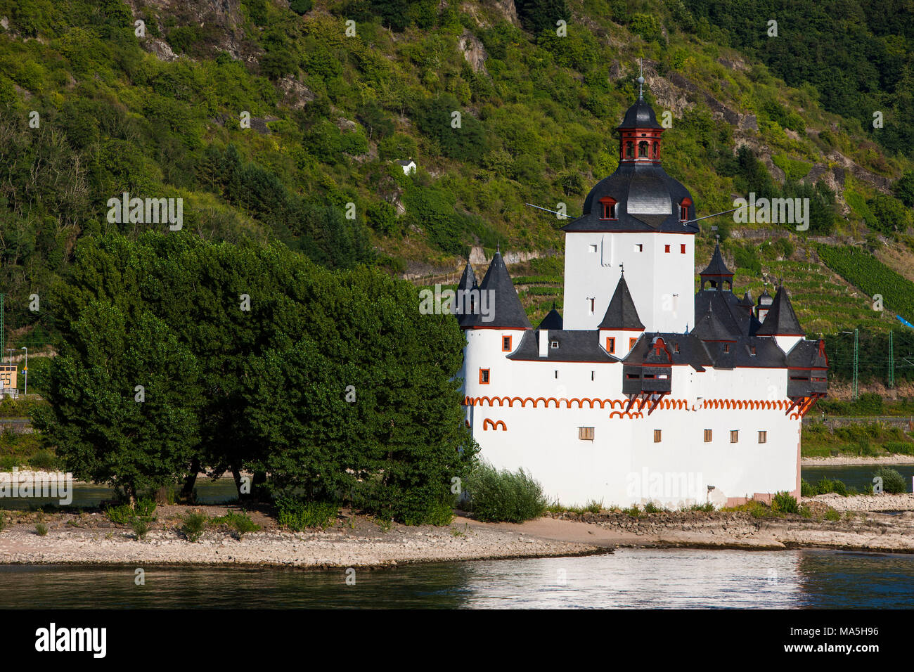 Mouse tower of Bingen in the Rhine valley, Germany Stock Photo Alamy