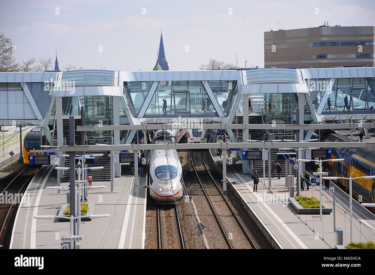 Arnhem Centraal Train Central Station Stock Photo Alamy