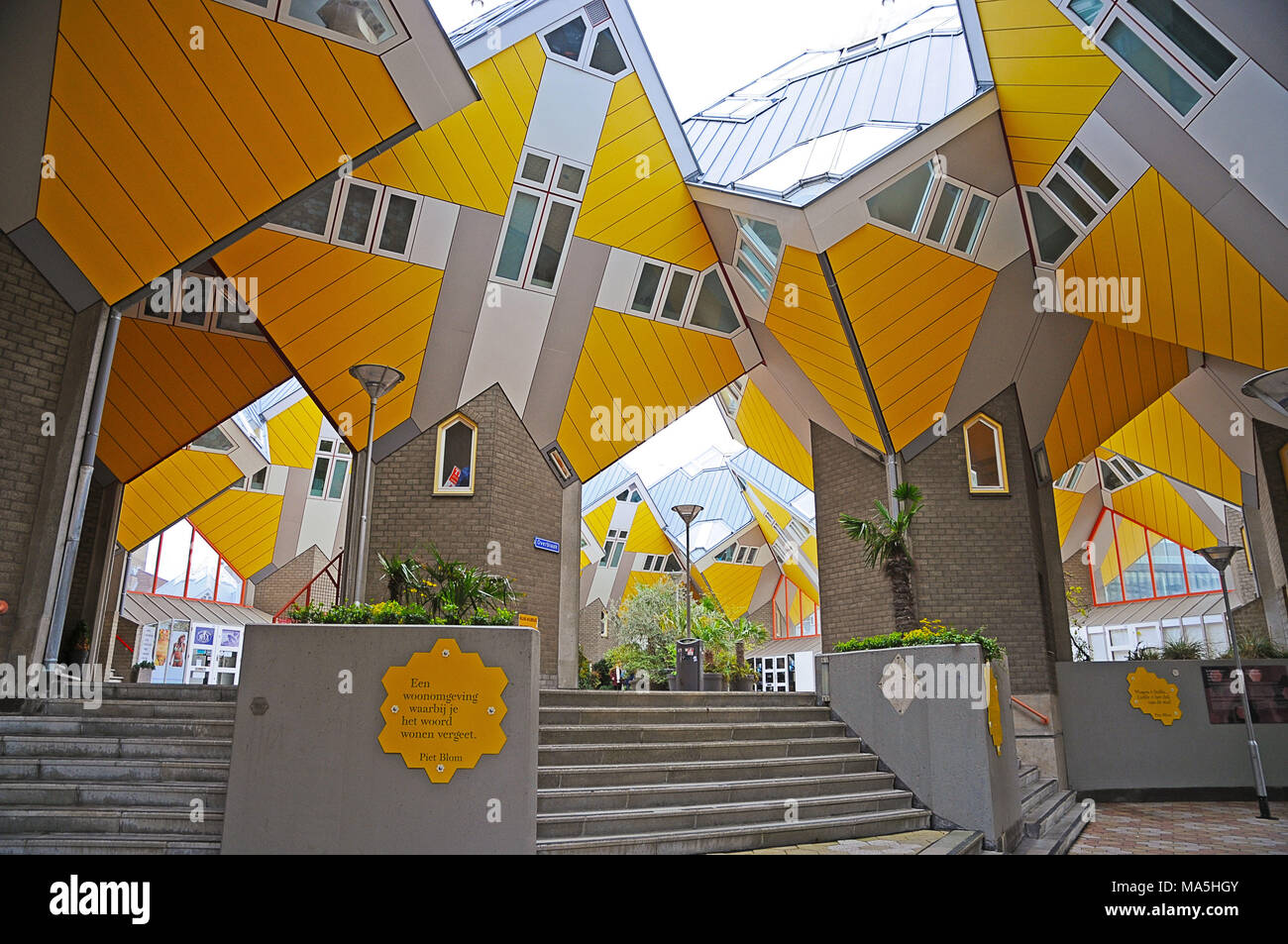 Cube Houses in Rotterdam Stock Photo