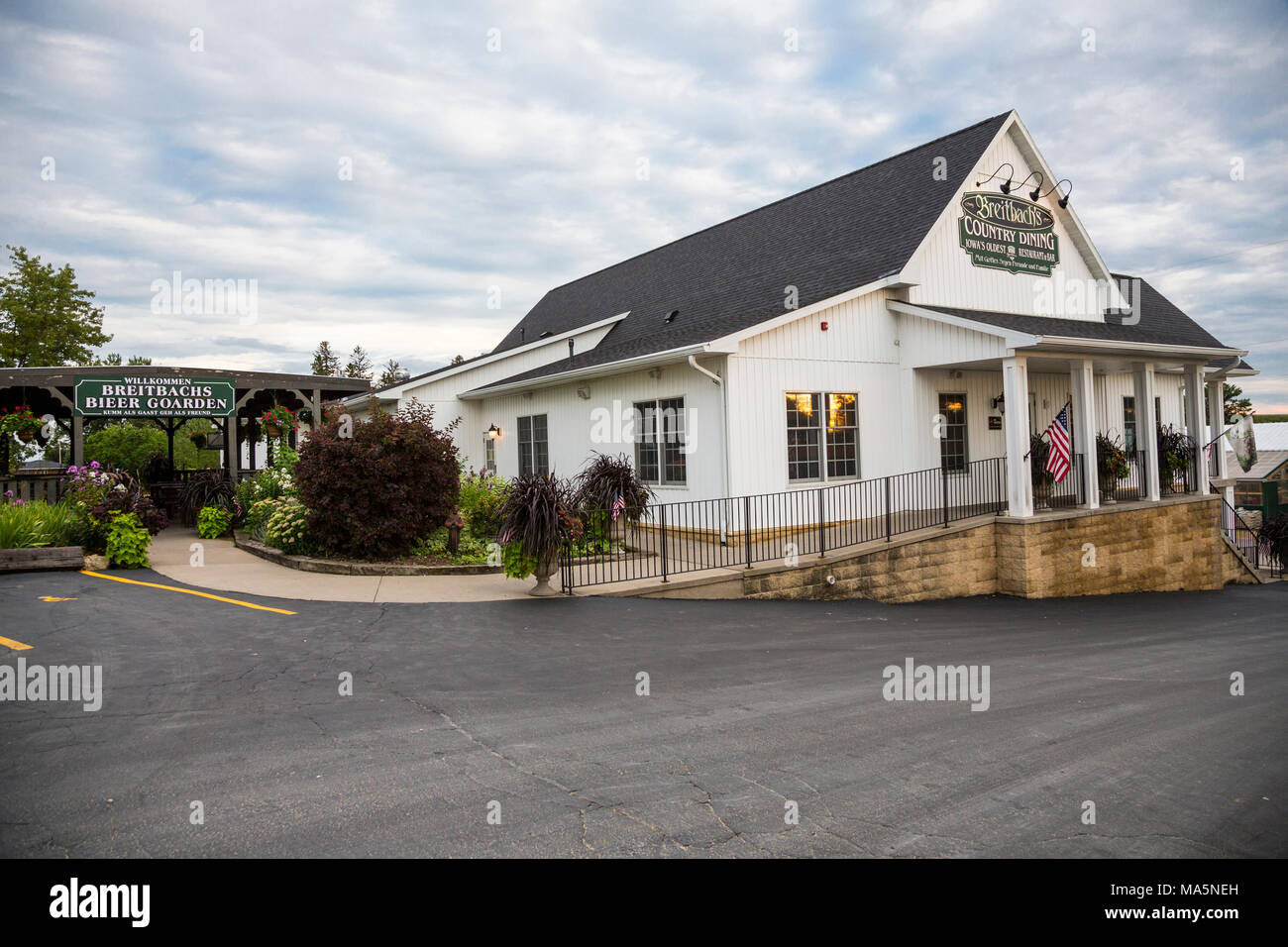 Breitbach S Restaurant Balltown Iowa Country Food In A German Tradition Stock Photo Alamy