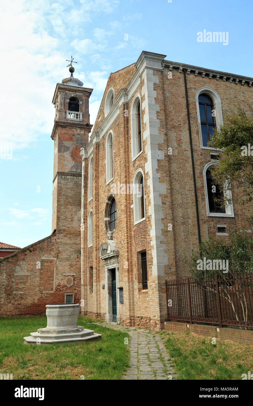 La chiesa di Santa Maria degli Angeli, Murano Stock Photo