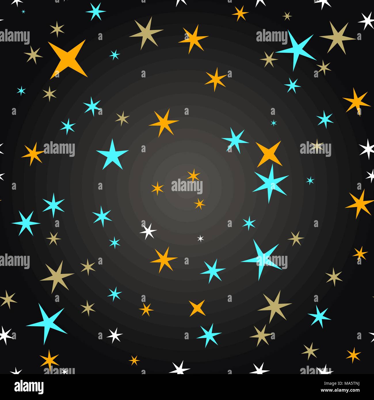Star seamless pattern. Star sky seamless vector pattern. colorful stars seamelss Stock Vector