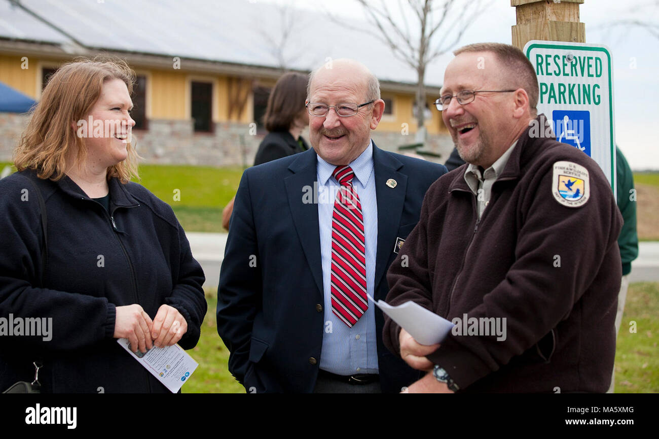 Necedah Refuge Manager Doug Staller. Proud as can be, Refuge Manager