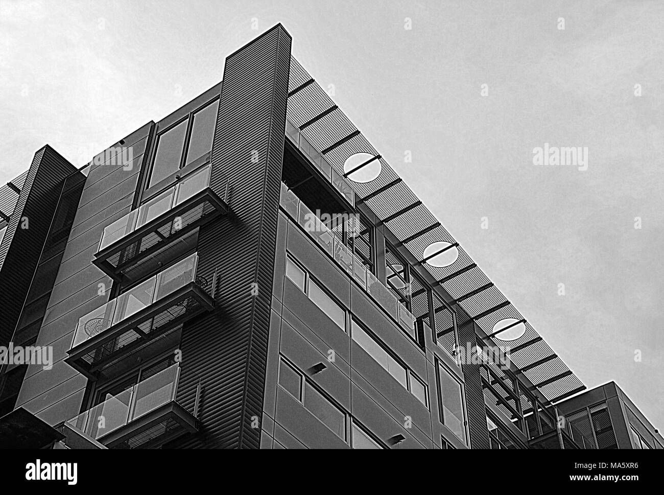 An apartment building in Wellington CBD Stock Photo Alamy