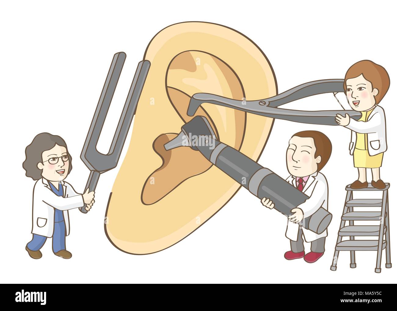 Vector - illustration for Annually for medical check-ups. 011 Stock Vector