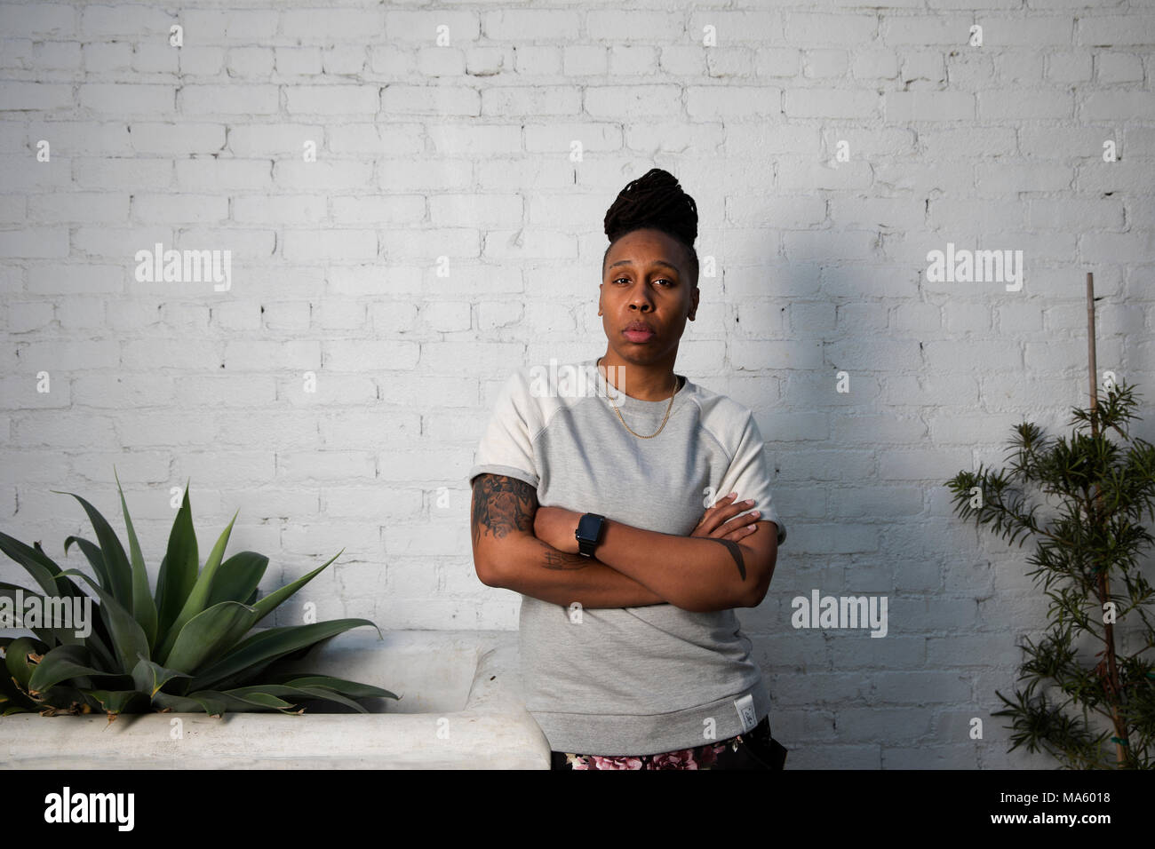 Lena Waithe in Los Angeles Stock Photo Alamy