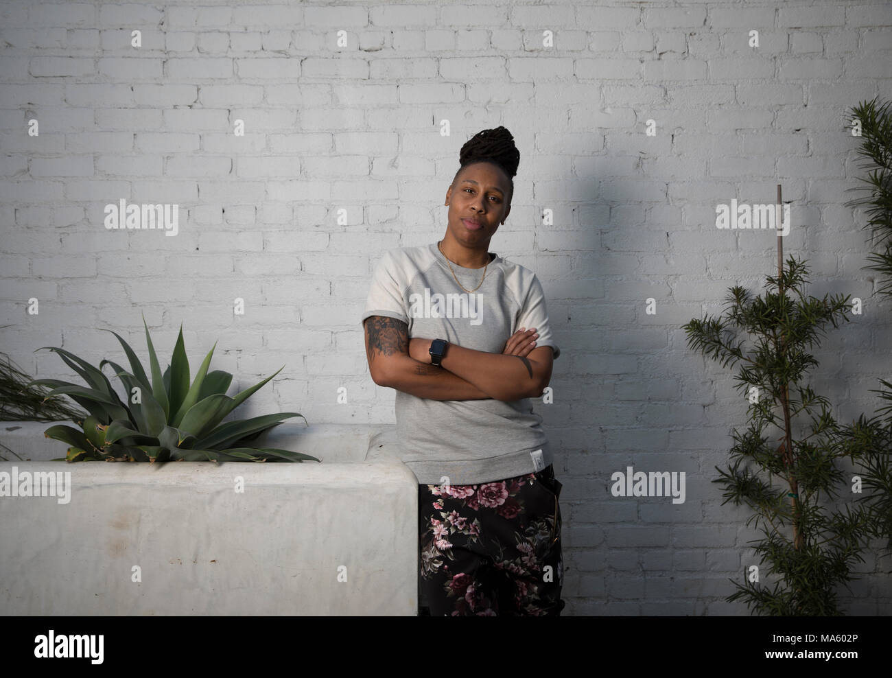 Lena Waithe in Los Angeles Stock Photo Alamy