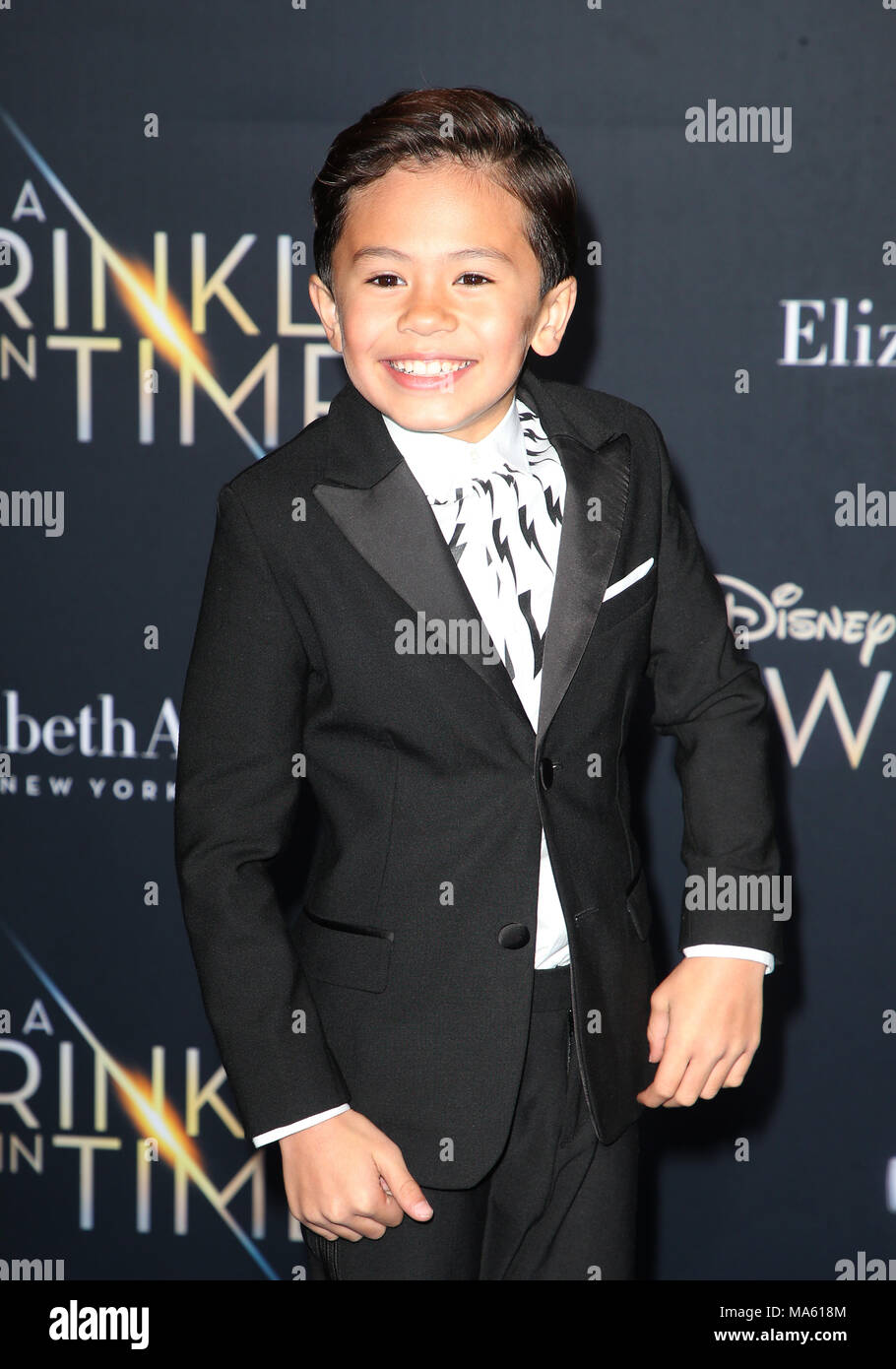 World premiere of Disney’s “A Wrinkle in Time,” Featuring: Deric McCabe