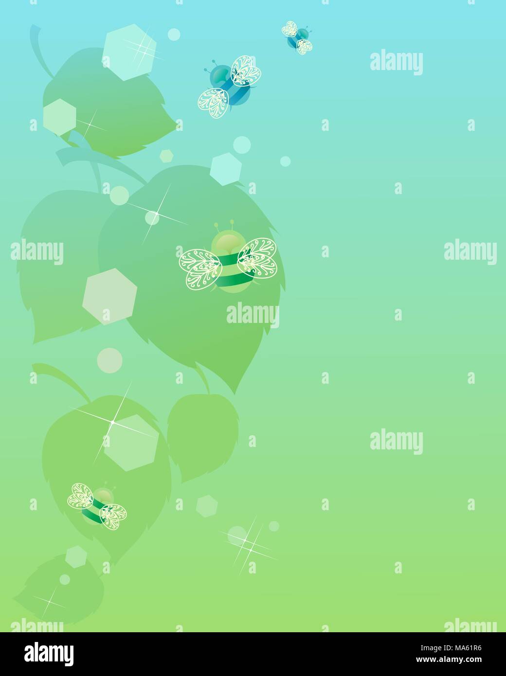 Summer rain on pond in Stock Vector Images - Alamy