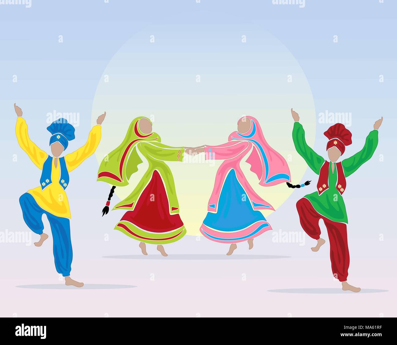 Punjabi Dance High Resolution Stock Photography and Images - Alamy