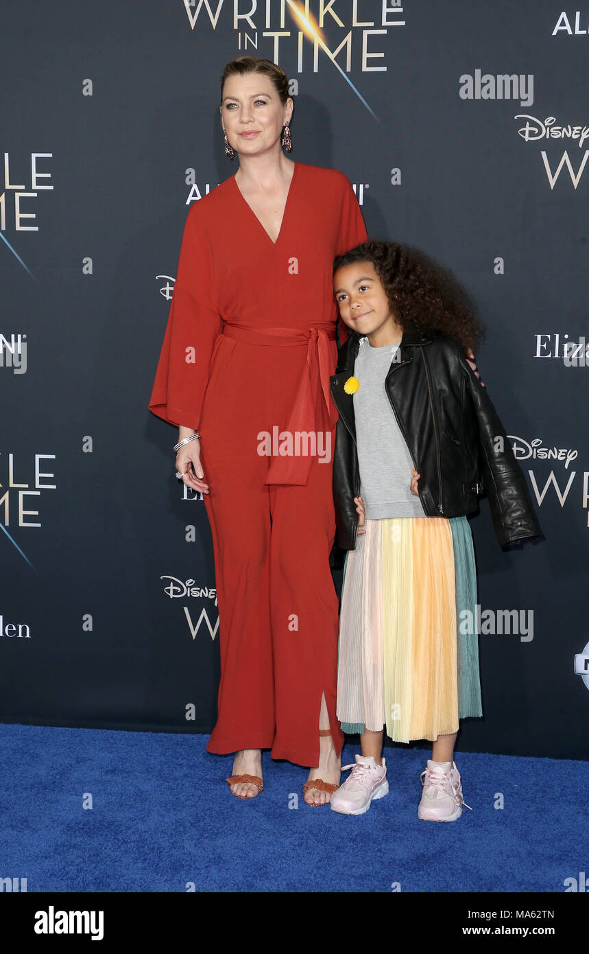 World premiere of Disney's 'A Wrinkle In Time', held at El Capitan