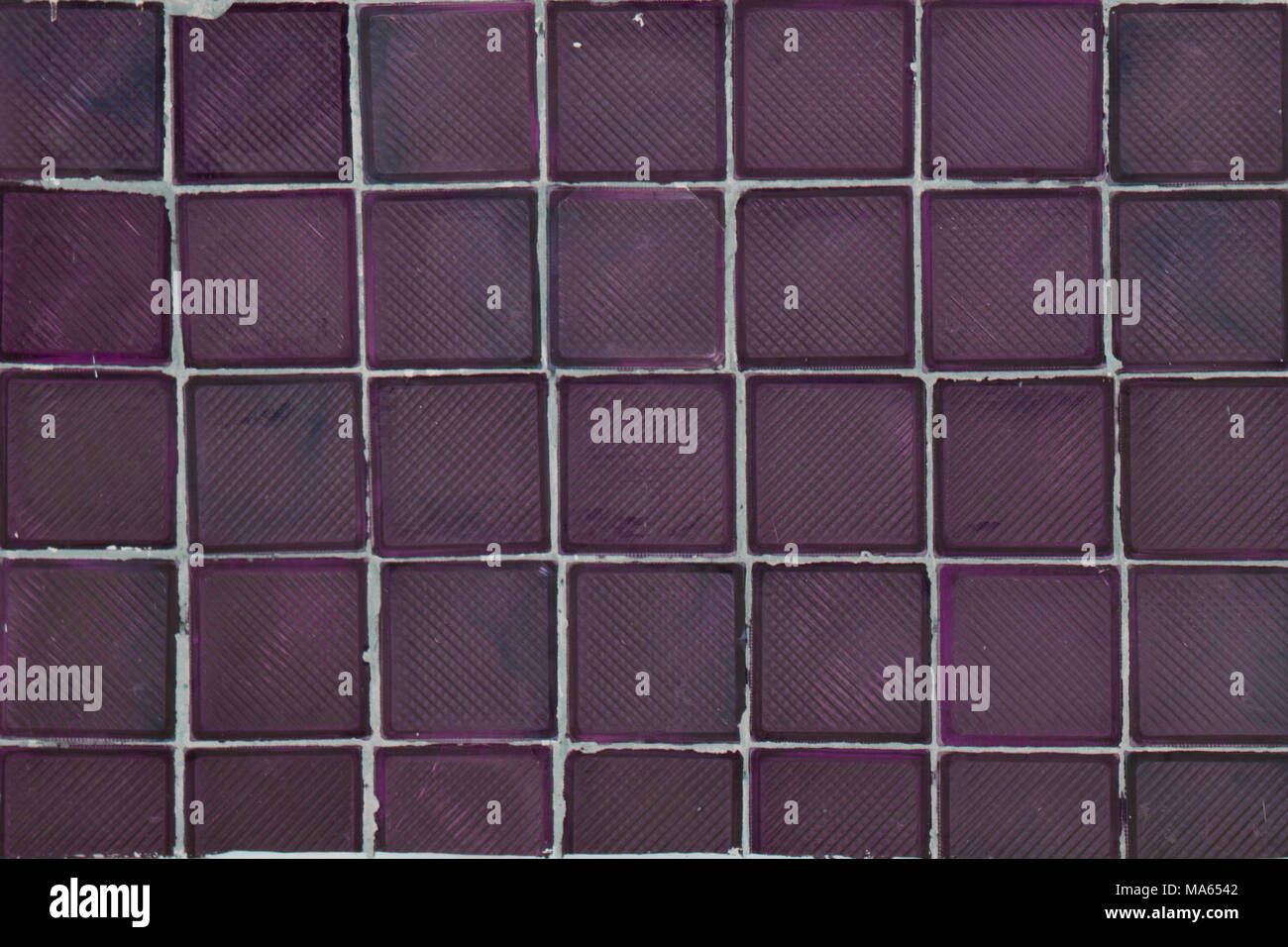 red glass block wall and red brick floor background Stock Photo Alamy