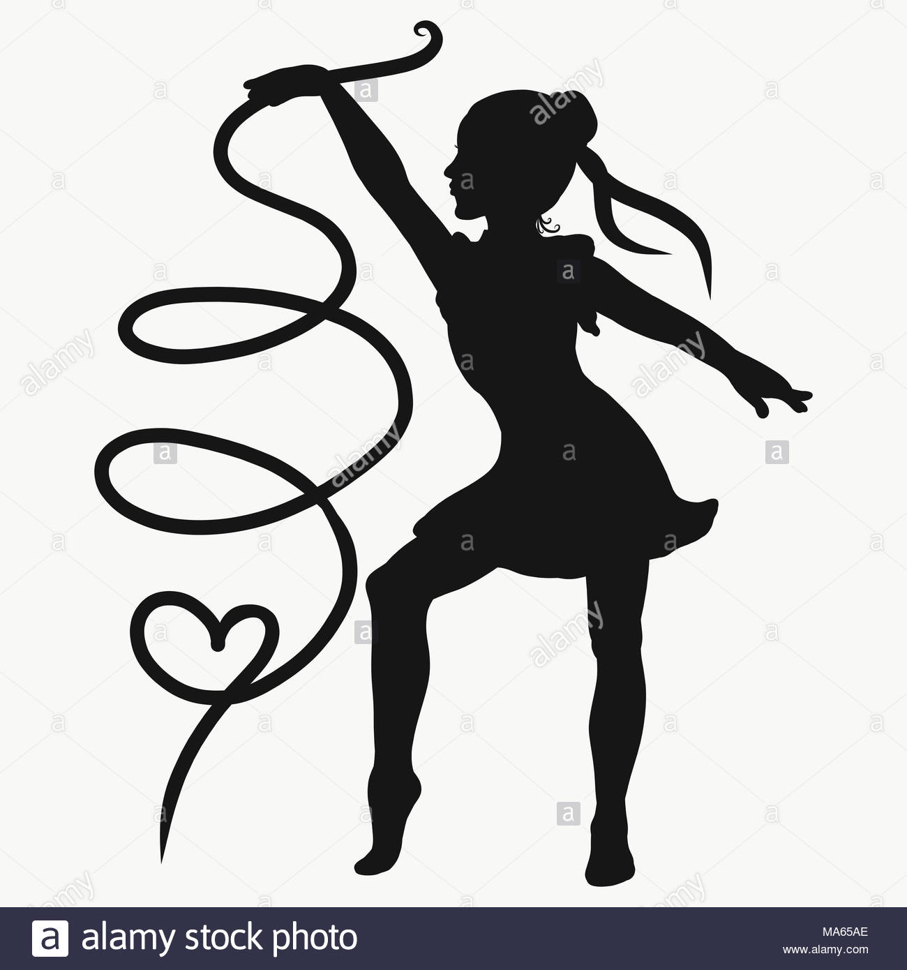 Dancing Ballerina Silhouette Cut Out Stock Images & Pictures Alamy