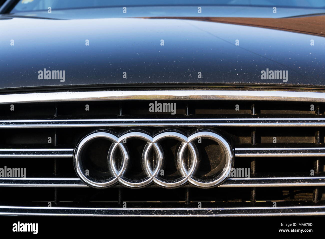 Audi car street hi-res stock photography and images - Page 8 - Alamy