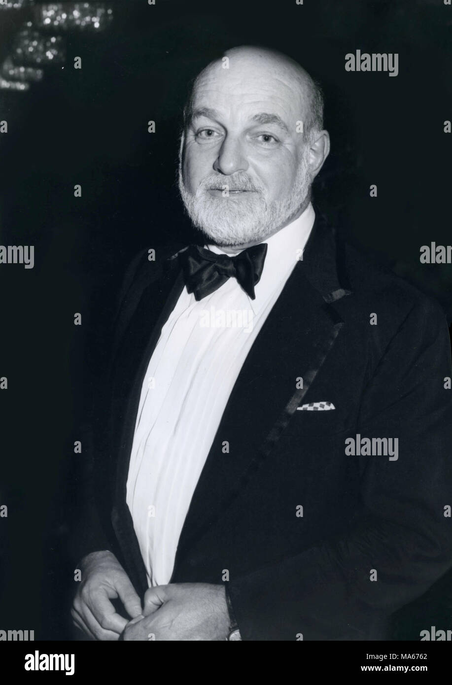 British film & stage director John Schlesinger at the BAFTA Awards 1983 Stock Photo